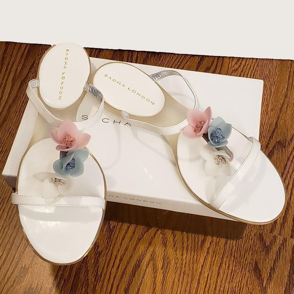 Sacha London Vinyl Sandals